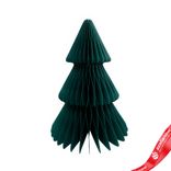 Маленькое фото 1: Сувенир «Елочка» (бумага), D20х30см, темно-зеленый