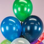Маленькое фото 5: Композиция из 10 шаров с гелием, 30 см, ассорти, вар. 3