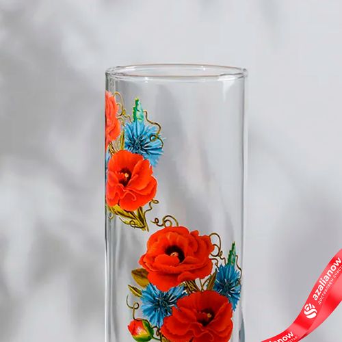 Фото 3: Ваза FLORA «Цветочная поляна», 7,5х26,5 см, микс. Сервис доставки цветов AzaliaNow