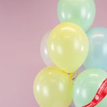 Маленькое фото 4: Композиция из 10 шаров с гелием, 30 см, ассорти