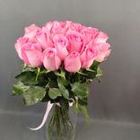 Фото флориста 3: 23 розовых розы высшего сорта