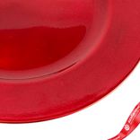 Маленькое фото 5: Поднос (пластик), D33см, красный