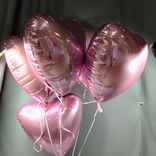 Фото флориста 1: Шары с гелием «Сердце», розовый, 5 шт, 48 см