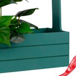 Маленькое фото 4: Корзина (дерево), 25х15х30см, изумрудный