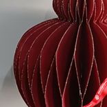 Маленькое фото 4: Украшение подвесное «Юла» (бумага), D9,5х15см, красный