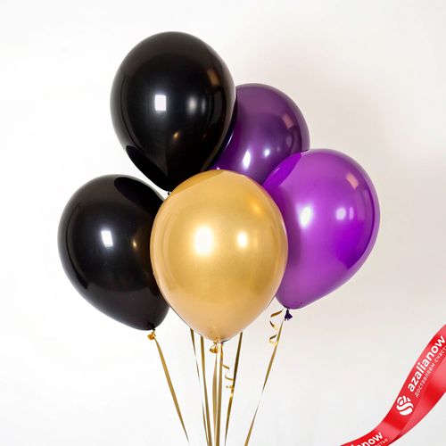 Композиция из 5 шаров с гелием, 30 см, вар.4