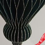 Маленькое фото 5: Украшение подвесное «Юла» (бумага), D9,5х15см, темно-зеленый