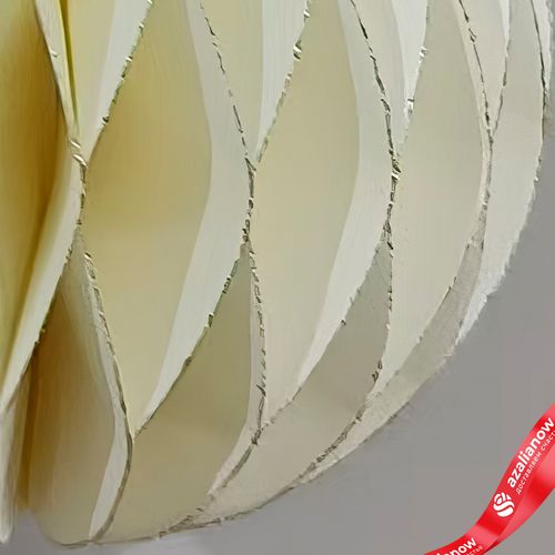 Фото 5: Украшение подвесное «Шар» (бумага), D10см, кремовый