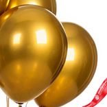 Маленькое фото 5: Композиция из 5 шаров с гелием, 30 см, золотой