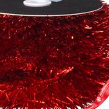 Маленькое фото 3: Гирлянда «Мишура» (пластик), 10м, красный