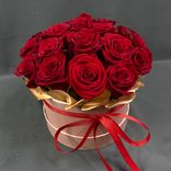 Фото флориста 1: Нежная композиция из роз «Романтический букет»