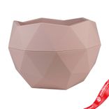 Маленькое фото 1: Кашпо «Топаз» (пластик), D22xH15см, 2,5л, розовый