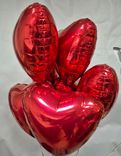 Фото флориста 1: Шары с гелием «Сердце», красный, 7 шт, 48 см