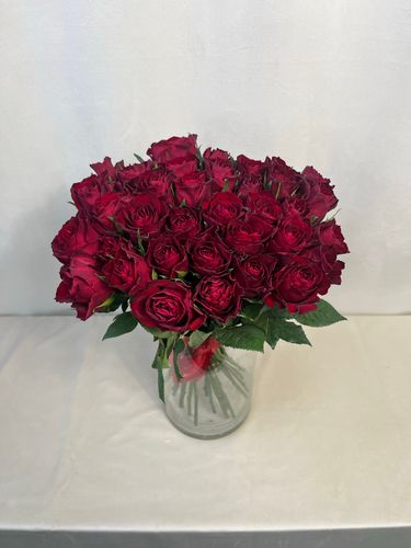 Фото флориста 1: 25 роз