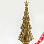 Маленькое фото 2: Сувенир «Елочка» (полирезин), Н20,5х6,3х6,3см, золотой