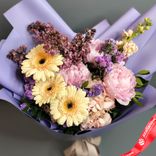 Маленькое фото 2: Акция! Букет дня «Сиреневый Романс». Сервис доставки цветов AzaliaNow