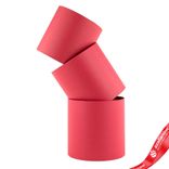 Маленькое фото 2: Набор коробок, подарочных, круглых, без крышки, 3шт., D16xH16 см, вишневый