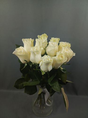 Фото флориста 4: Премиум белые розы