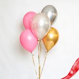 Маленькое фото 1: Композиция из 5 шаров с гелием, 30 см, вар.20