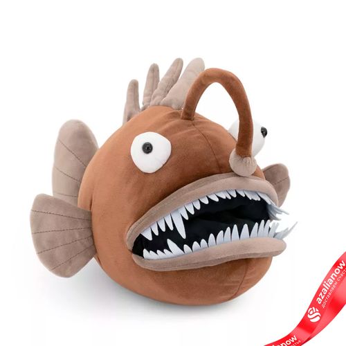 Игрушка м/н «Рыба Удильщик», 35см, коричневый