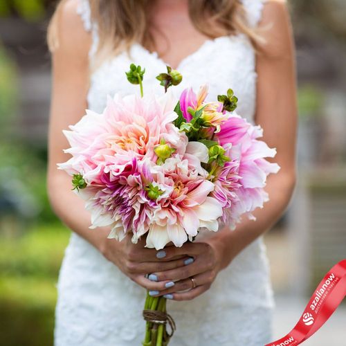 Фото 1: Георгин Брайдал Букет Микс (Bridal Bouquet Mix). Сервис доставки цветов AzaliaNow