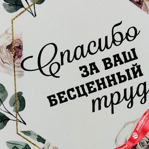 Фото 5: Открытка «Спасибо за ваш бесценный труд», 10х14 см