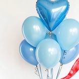Маленькое фото 2: Композиция из шаров «Голубые мечты»