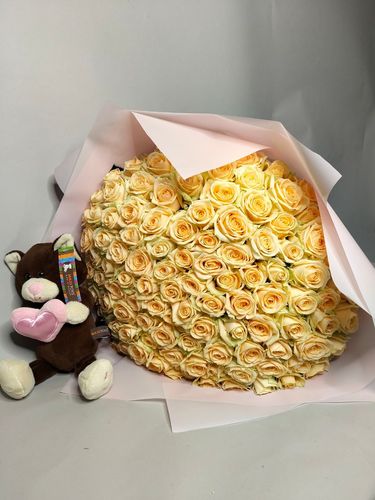 Двухцветные розы. Фото флориста - 1