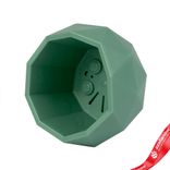 Маленькое фото 2: Кашпо «Топаз» (пластик), D9,5xH6,5см, 0,17л, нефритовый