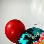 Маленькое фото 4: Композиция из 4 шаров с гелием «С Днем Рождения (торт со свечками)», вар. 2