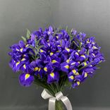 Фото флориста 1: Букет из 49 синих ирисов