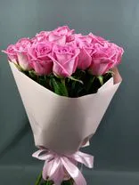 Фото флориста 1: Букет из 21 розовой розы «Василина»