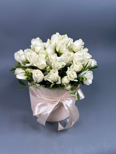 Фото флориста 1: Белые розы