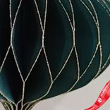 Маленькое фото 5: Украшение подвесное «Луковица» (бумага), D11х10см, темно-зеленый