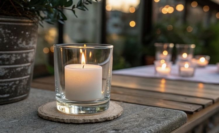 Подсвечник стакан для интерьера Подсвечник стакан для интерьера