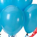 Маленькое фото 3: Композиция из 5 шаров с гелием, 30 см, голубой