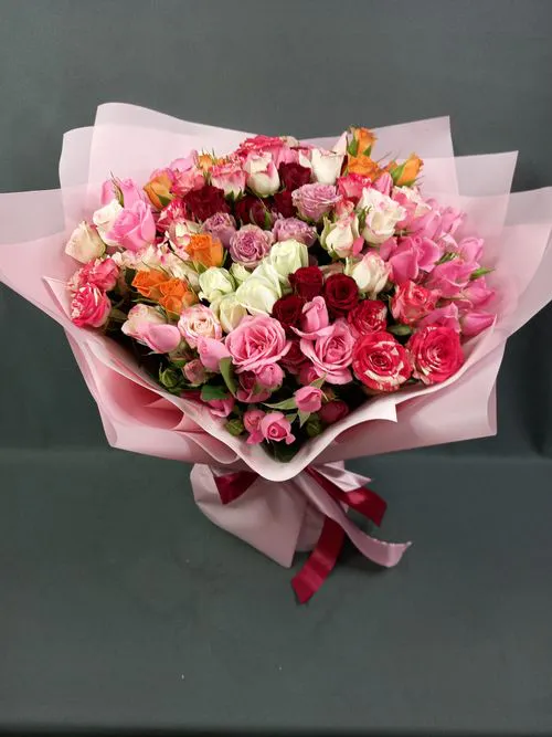 Фото флориста 3: Розы микс