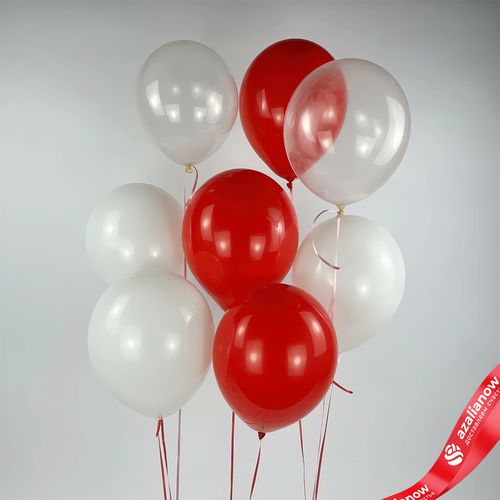 Композиция из 8 шаров с гелием, 30 см, вар. 2