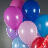 Маленькое фото 2: Композиция из 10 шаров с гелием, 30 см, ассорти, вар. 2