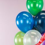 Маленькое фото 4: Композиция из 10 шаров с гелием, 30 см, ассорти, вар. 3