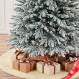 Маленькое фото 4: Ель искусственная заснеженная «Cамарская» (PE), 2,1м, белый