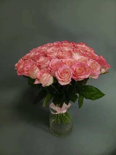 Фото флориста 2: Большой букет роз