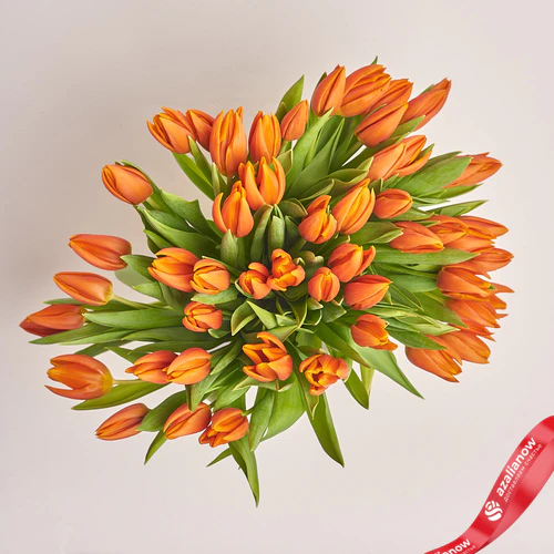 Фото 2: 51 оранжевый тюльпан, Россия. Сервис доставки цветов AzaliaNow
