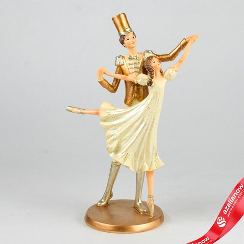 Сувенир «Пара» (полирезин), Н25,5х16х10см, золотой