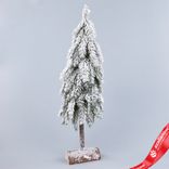 Маленькое фото 1: Ель искусственная заснеженная, Н60х20х20см, зеленый/белый