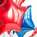 Маленькое фото 4: Композиция из 5 шаров с гелием «Звезды», вар. 1