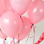Маленькое фото 2: Композиция из 7 шаров с гелием, 30 см, розовый