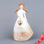 Маленькое фото 2: Сувенир «Ангел» (полирезин), H13,2x7,2x5,3см, золотой