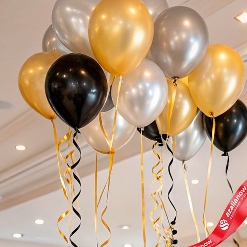 Фото 2: Композиция из 14 шаров с гелием «Праздник с шарами», вар. 4