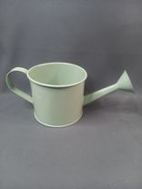 Фото флориста 1: Кашпо «Лейка» (металл), D11x26хH9,5см, зеленый